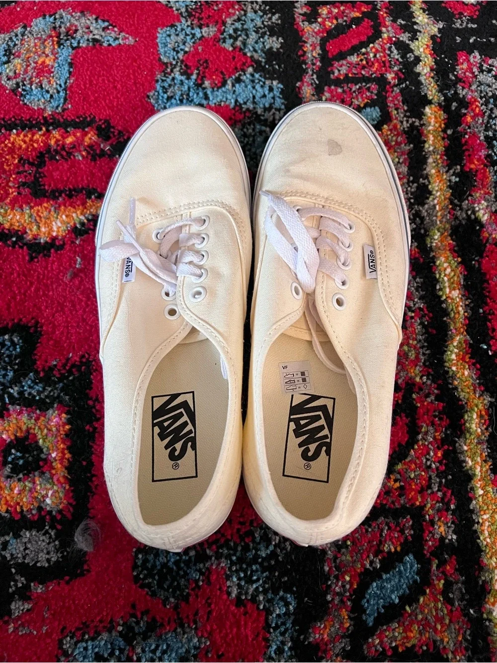 Vans Classic Low-Top Sneakers in Cream